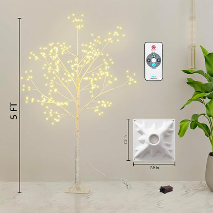 Room Decor, 20" 108 LED Tabletop Bonsai Tree Light, DIY Artificial Tree Lamp, Battery/USB Operated, Aesthetic Lamps for Living Room Bedroom Christmas Home Gifts House Decor (Warm White)