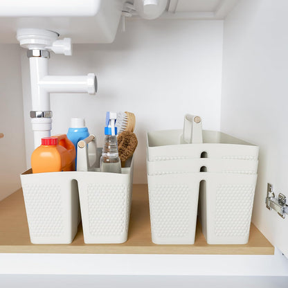 Portable bathroom caddy with handle for kitchens, bathrooms, trips, picnics, craft rooms,college dorms. shower caddy dorm are a necessity for college life.