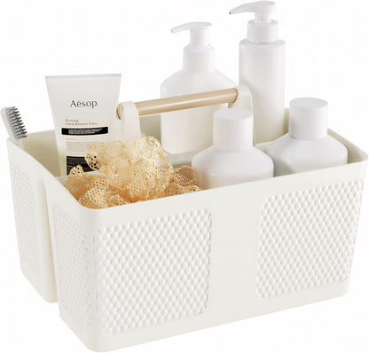 Portable bathroom caddy with handle for kitchens, bathrooms, trips, picnics, craft rooms,college dorms. shower caddy dorm are a necessity for college life.