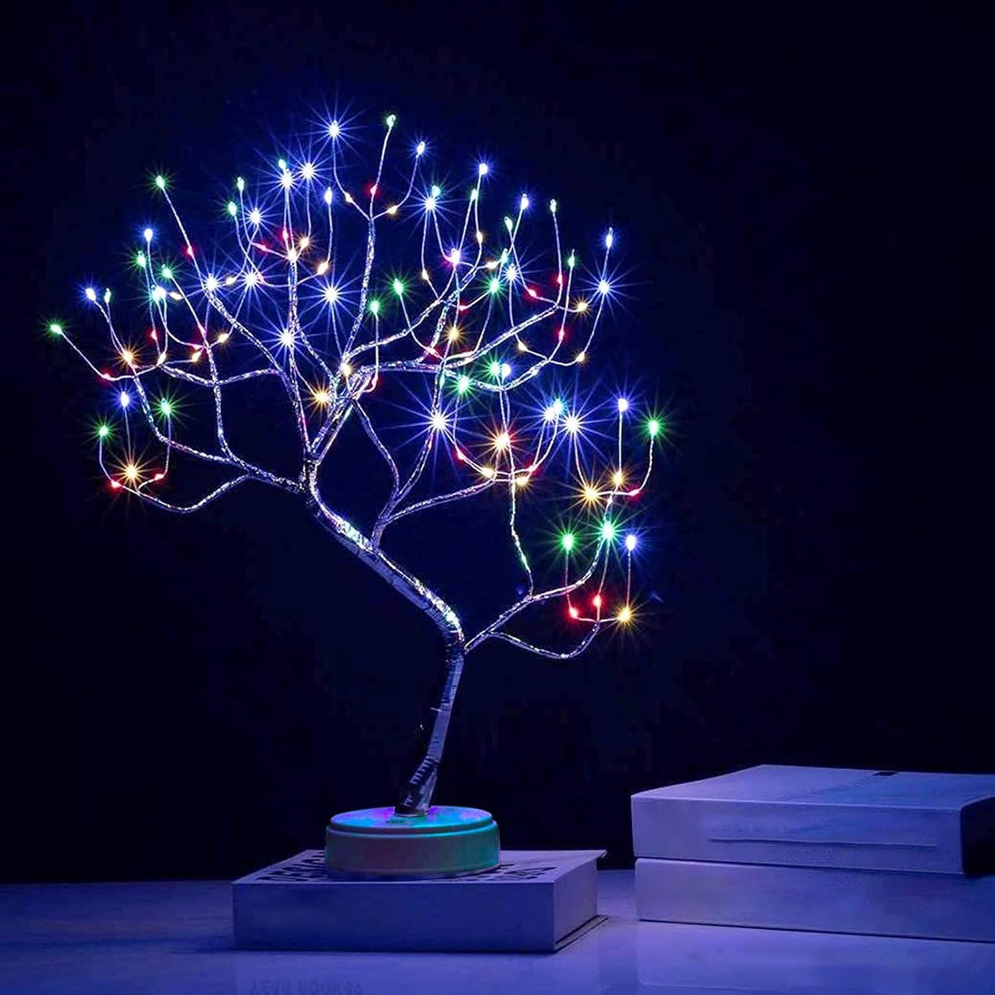 Room Decor, 20" 108 LED Tabletop Bonsai Tree Light, DIY Artificial Tree Lamp, Battery/USB Operated, Aesthetic Lamps for Living Room Bedroom Christmas Home Gifts House Decor (Warm White)