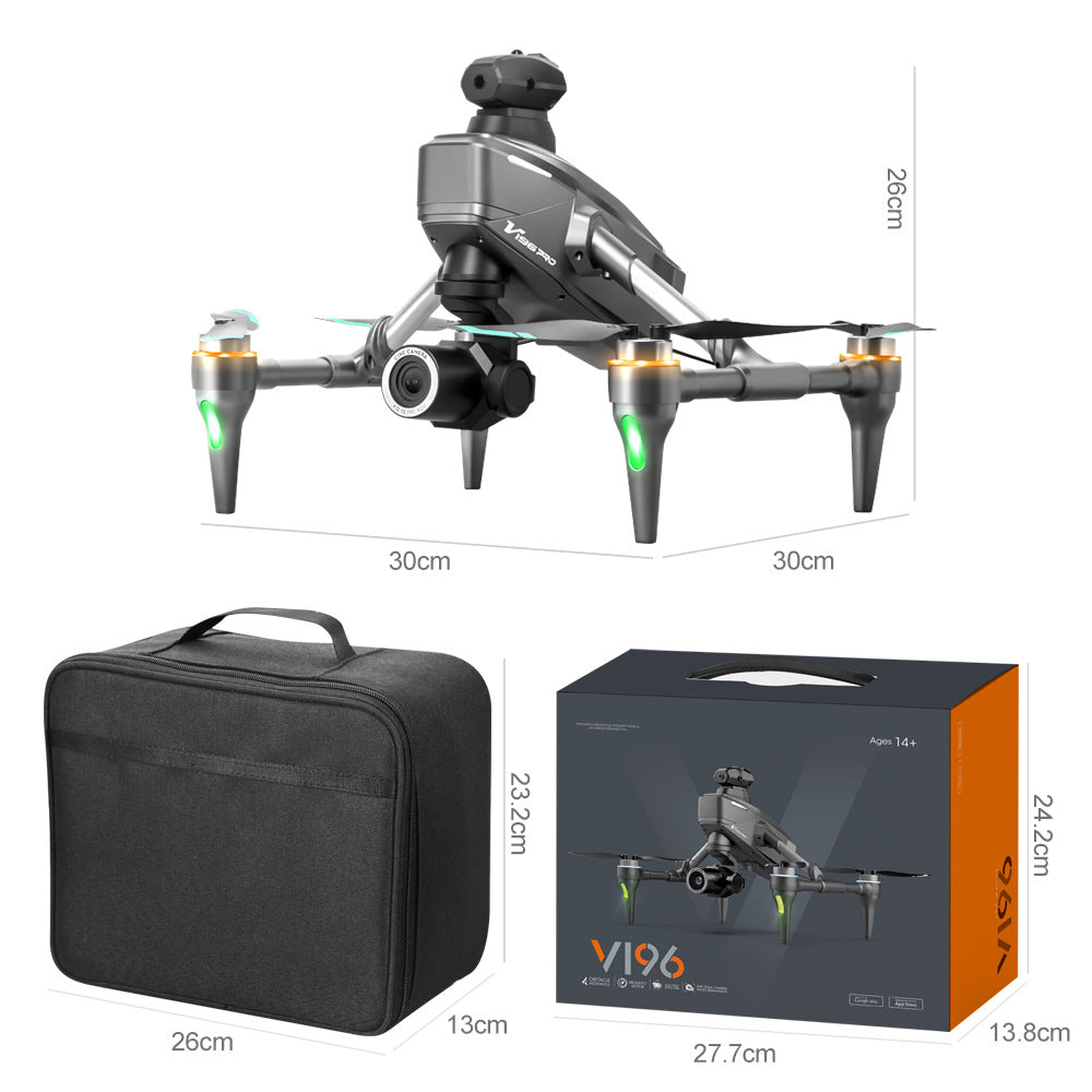 ❄🎄New Year's Special 2025⛄🔔 Drone with 8K camera for adults, v196 rc quadcopter with auto return, follow me, brushless motor, circular flight, waypoint, altitude hold, headless mode, 28 minutes long flight time!!