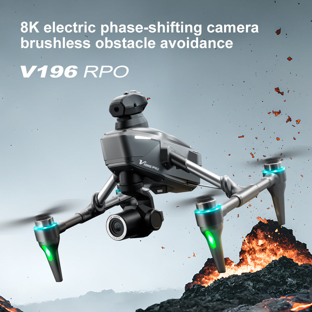 ❄🎄New Year's Special 2025⛄🔔 Drone with 8K camera for adults, v196 rc quadcopter with auto return, follow me, brushless motor, circular flight, waypoint, altitude hold, headless mode, 28 minutes long flight time!!